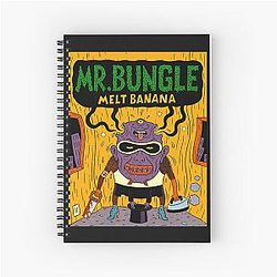 Graphic Mr. Bungle Rock Band Melt Banana Spiral Notebook