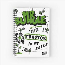 There's a Tractor in My Balls Again - Mr Bungle Rock Band Spiral Notebook