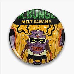 Graphic Rock Band Melt Banana Pin