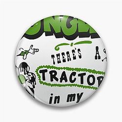 There's a Tractor in My Balls Again - Mr Bungle Rock Band Pin