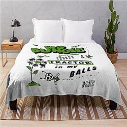 There's a Tractor in My Balls Again - Mr Bungle Rock Band Throw Blanket