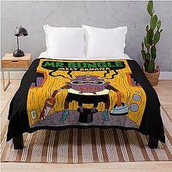 Graphic Mr. Bungle Rock Melt Banana Throw Blanket
