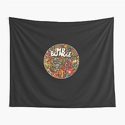 Circle Mr. Bungle Graffiti Tapestry