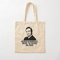 Mr. Feeny Cotton Tote Bag