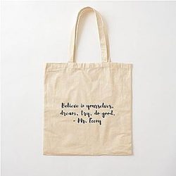 Mr. Feeny Quote Cotton Tote Bag