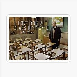 Mr. Feeny Sticker