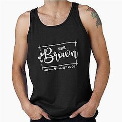 Mrs. Brown's 25th Wedding Anniversary Gift for Her Wifey Women's Tank Top
