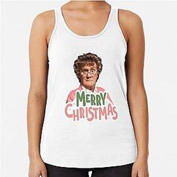 Mr. Brown's Boys Merry Christmas Racerback Tank Top