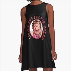 Lover Gifts Mrs. Brown's Boys Sarcastic Vintage British A-Line Dress