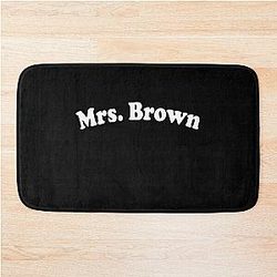Mrs. Brown Summer Bachelorette Party Bath Mat
