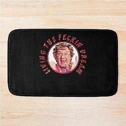 Lover Gifts Mrs Brown's Boys Sarcastic Vintage British Bath Mat