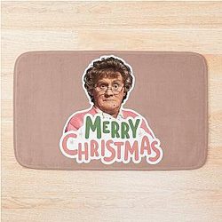 Mr. Brown's Boys Merry Christmas Bath Mat