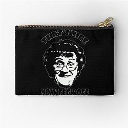 Gift Idea Mrs. Brown Boy Funny Art Design Funny Mother's Day Cards Zipper Pouch