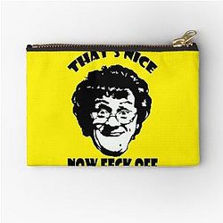 Mrs. Brown Boys Design Zipper Pouch