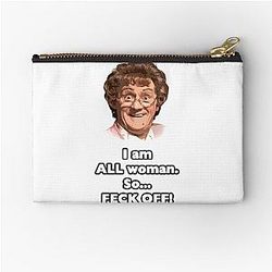 MRS BROWNS BOYS ALL WOMAN ZIPPER POUCH