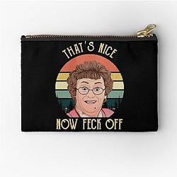 Mrs Brown's Boys Tv Sitcom Agnes Brown Cathy Brown Rory Zip Pouch