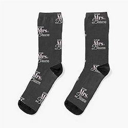 Cute Engagement Gift for the Future Mrs. Brown Bachelorette Socks