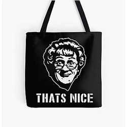 That's Nice Mrs Browns All Over Print Tote Bag