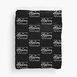 Mr. Brown 2000 25th Wedding Anniversary Gift for Him Hubby Duvet Cover