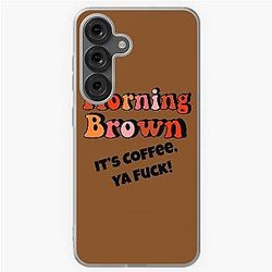 Morning Brown Aunty Donna Fitted Samsung Galaxy Soft Case