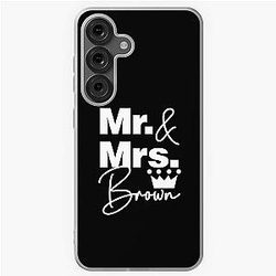 We are Mr and Mrs Brown Lovely Samsung Galaxy Soft Case