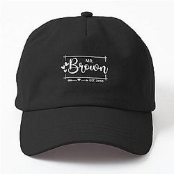 Mr. Brown Estimated 2000 Wedding Anniversary Gift for Him Hubby Dad Hat