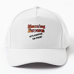 Morning Brown Aunty Donna Fitted Baseball Cap