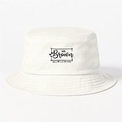 Mr. Brown 2000 25th Wedding Anniversary Gift for Him Hubby Men Bucket Hat