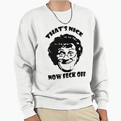 That's Nice Brown's Pullover Sweatshirt