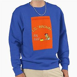 Lil Brown Dog Food Pullover Sweatshirt
