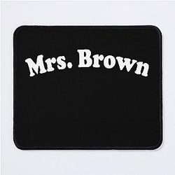Mrs. Brown Summer Bachelorette Party Mouse Pad