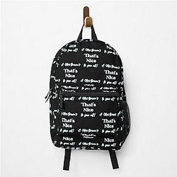 A Mrs. Brown's Nice to You All White Font Version Backpack