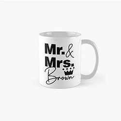 We Are Mr and Mrs Brown Lovely Classic Mug