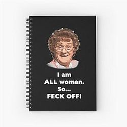 Gifts Idea for Mrs. Brown's Boys - All Women's Nice Spiral Notebook
