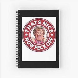 Lover Gift Mrs Brown's Boys Nice Spiral Notebook