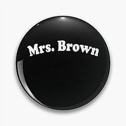 Mrs. Brown Summer Bachelorette Party Pin