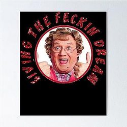 Lover Gifts Mrs Boy's Sarcastic Vintage British Poster