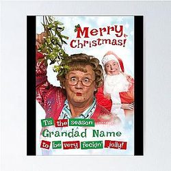 Mens Best Mrs Brown S Boys Funny Choose Normal Or Personalised Poster