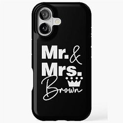 We are Mr Brown Lovely Family iPhone Tough Case