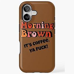 Morning Brown Aunty Donna Fitted iPhone Tough Case