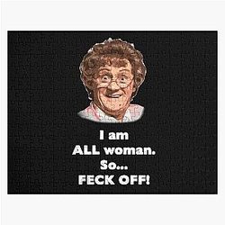 Gifts Idea for Mrs Brown's Boys - All Woman That's Nice Women Jigsaw Puzzle