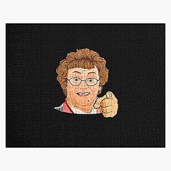 Beautiful Model Nice Now Mrs Brown Stepmother Mother-in-Law Grandma Jigsaw Puzzle