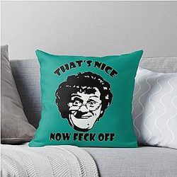 Mrs Brown Boys Funny Throw Pillow