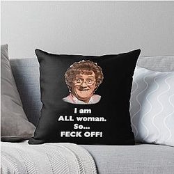 Gifts Idea for Mrs Brown's Boys - All Woman Nice Women Throw Pillow