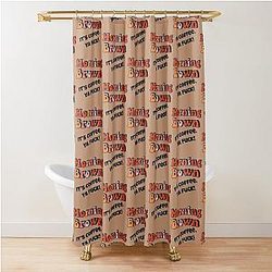 Morning Aunty Donna Fitted Shower Curtain