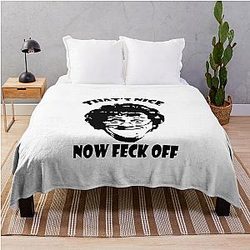 That's Nice Now Mrs Brown's Throw Blanket