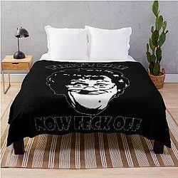 Gift Idea for Mrs. Brown Boys Funny Art Design Mother's Day Cards Throw Blanket