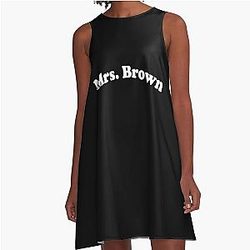 Mrs. Brown A-Line Dress
