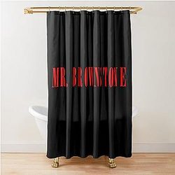 Mr. Brownstone Shower Curtain