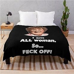Gifts Idea for Mrs. Brown's Boys All Woman Who is Nice Women's Throw Blanket